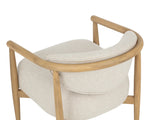 Sigrid Lounge Chair, Light Oak/Monument Oatmeal