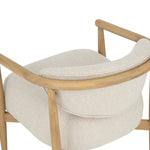 Sigrid Lounge Chair, Light Oak/Monument Oatmeal