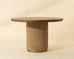 Kalla Dining Table, Rustic Oak, 48" Round