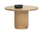 Kalla Dining Table, Rustic Oak, 48" Round