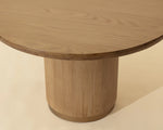 Kalla Dining Table, Rustic Oak, 48" Round