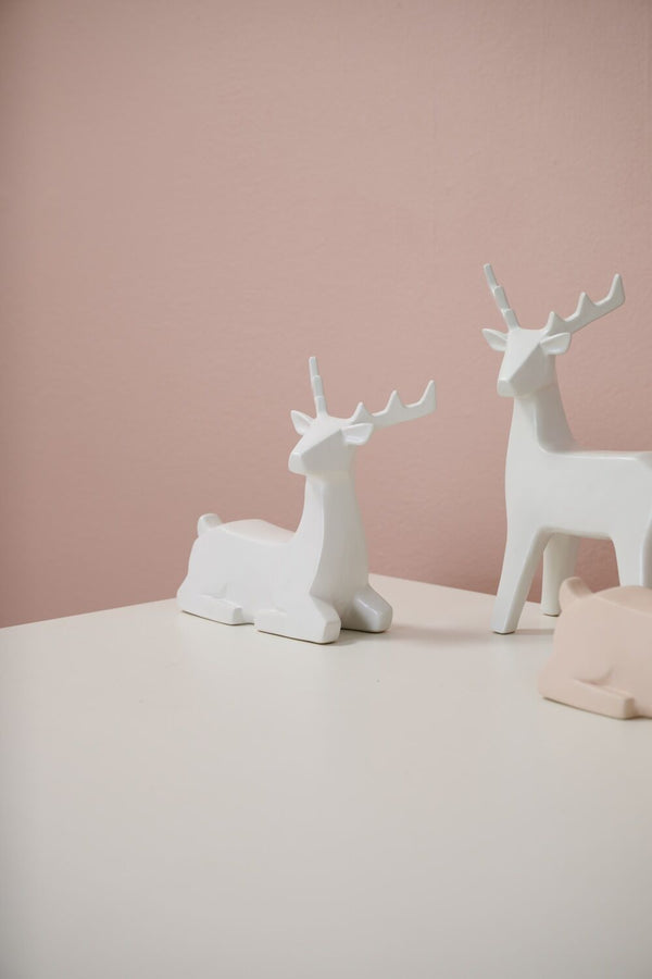 Minimal Deer Figurine,  7"x 2.75"x 7.25"