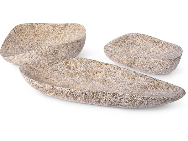 Monaco Bowl, Sand, Long, 30"W