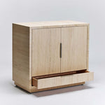 Montaigne Bar Cabinet - Natural, 38.5"W x 20.5"D