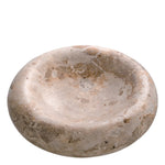 Lizz Bowl - Brown Marble, 9.65" Dia