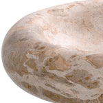 Lizz Bowl - Brown Marble, 9.65" Dia