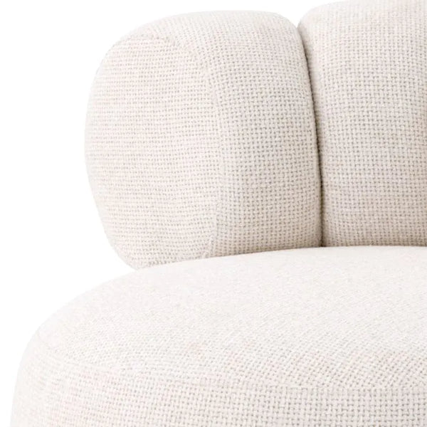 Phedra Swivel Chair, Lyssa off-white