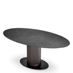 Volterra Oval Dining Table, Indoor/Outdoor, 78.7″W x 46.9″D