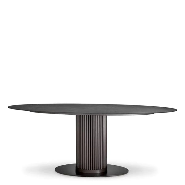 Volterra Oval Dining Table, Indoor/Outdoor, 78.7″W x 46.9″D