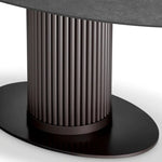 Volterra Oval Dining Table, Indoor/Outdoor, 78.7″W x 46.9″D
