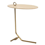 Owen Drink Table, Saddle, 20"W x 12"D x 24.5"H