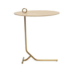 Owen Drink Table, Saddle, 20"W x 12"D x 24.5"H