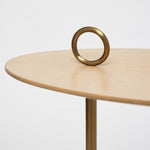 Owen Drink Table, Saddle, 20"W x 12"D x 24.5"H