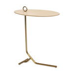 Owen Drink Table, Saddle, 20"W x 12"D x 24.5"H