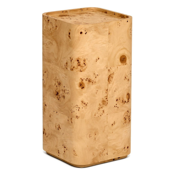 Rayne Drink Table, Burl Canyon, 11"W x 11"D x 22"H