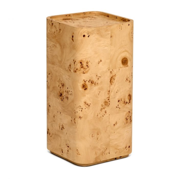 Rayne Drink Table, Burl Canyon, 11"W x 11"D x 22"H