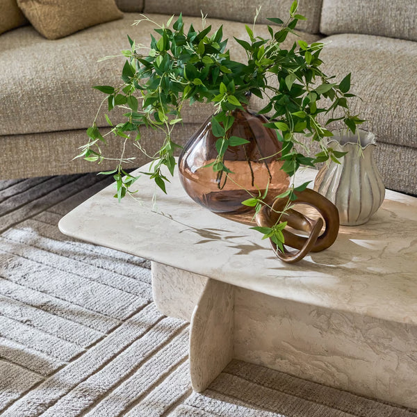 Celine Cocktail Table - Biscuit, 54.5"W x 29.5"D