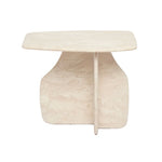 Celine Side Table - Biscuit, 21"H x 20"W x 20"D