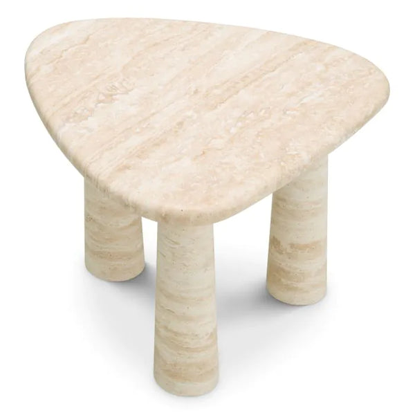 Larino Travertine Side Tables, 2 Sizes