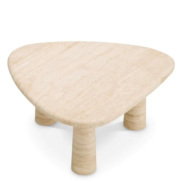 Larino Travertine Side Tables, 2 Sizes