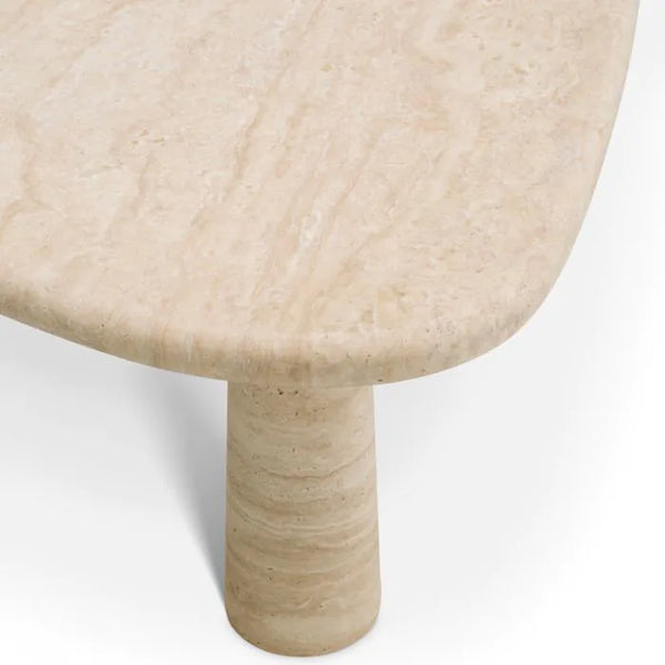 Larino Travertine Side Tables, 2 Sizes