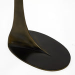 Duval Grand Hugging Table - Deep Bronze, 16"W x 10"D