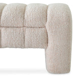 Taranto Bench, Cascade Off White, 58"