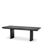 Winston Dining Table, Charcoal Oak Veneer, 91″W x 39.4″D