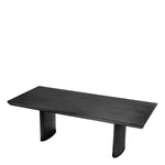Winston Dining Table, Charcoal Oak Veneer, 91″W x 39.4″D