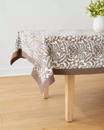 Sicily Tablecloth - Pinecone, 60" x 108"
