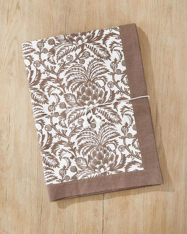 Sicily Tablecloth - Pinecone, 60" x 108"