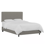 Abbie Bed, Grey Linen, King/Queen/Full/Twin
