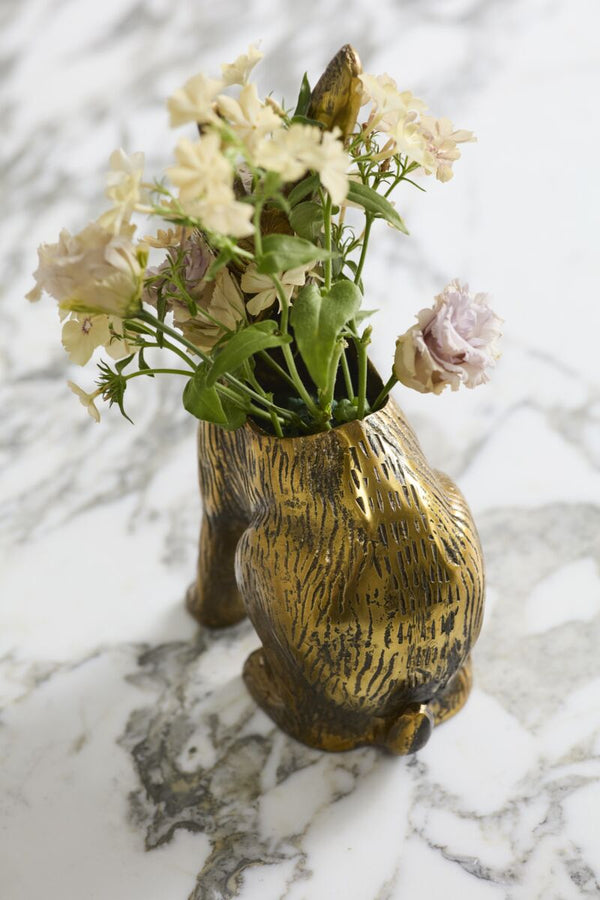 Golden Hare Vase