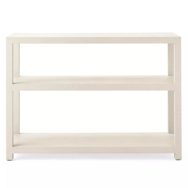 Driftway Low Shelf - Chalk, 56"W x 18"D