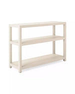 Driftway Low Shelf - Chalk, 56"W x 18"D