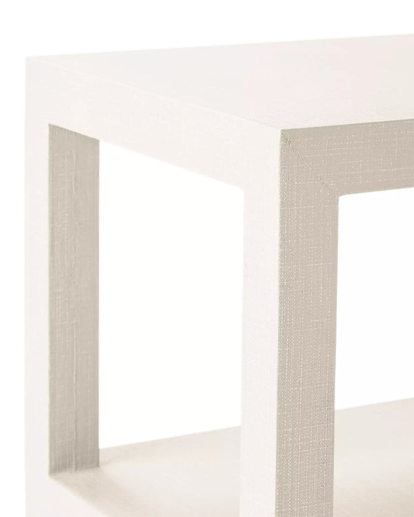 Driftway Low Shelf - Chalk, 56"W x 18"D