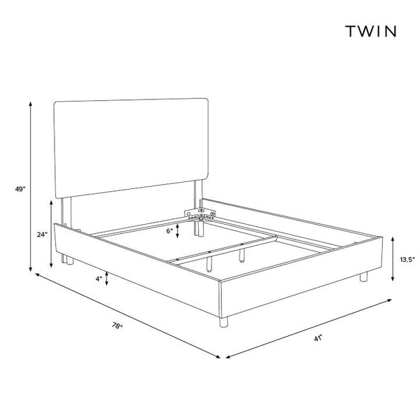 Mia & Max Bed, Bianca Floral, Queen & Twin