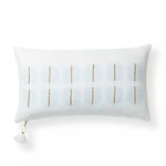Granada Lumbar Pillows - Coastal Blue, 12" x 21"