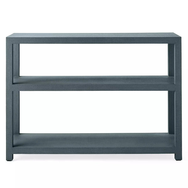 Driftway Low Shelf - Indigo, 56"W x 18"D
