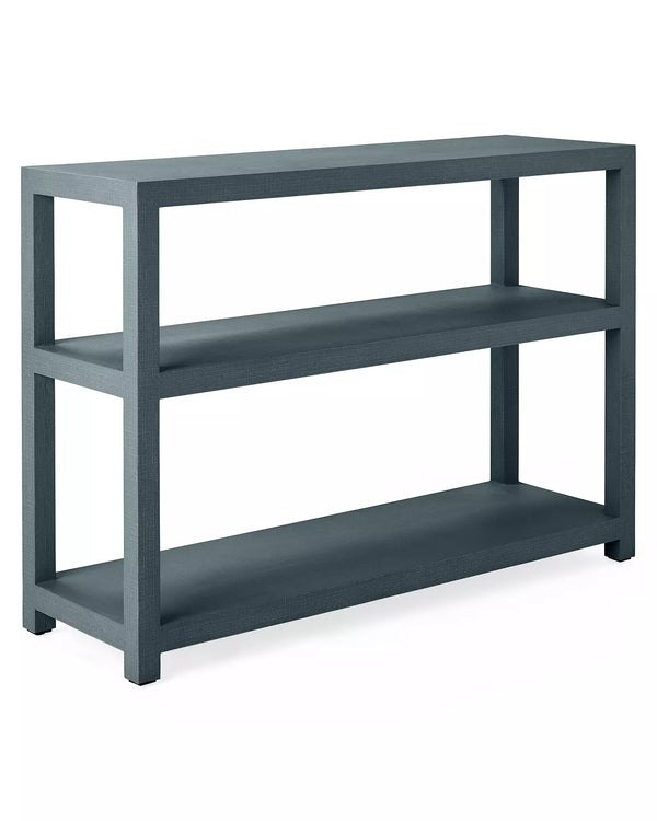 Driftway Low Shelf - Indigo, 56"W x 18"D