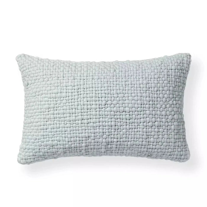 Breckenridge Pillow - Coastal Blue, 14" x 22"