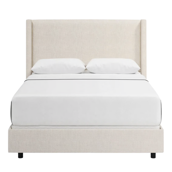 Clare Shelter Bed, Talc Linen, King & Queen