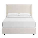 Clare Shelter Bed, Talc Linen, King & Queen