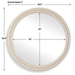Florian Round Mirror, 39"Dia