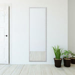 Serna Tall Mirror, White, 72"H x 23"W