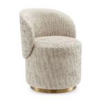 Greer Small Swivel Chair, Creststone Beige
