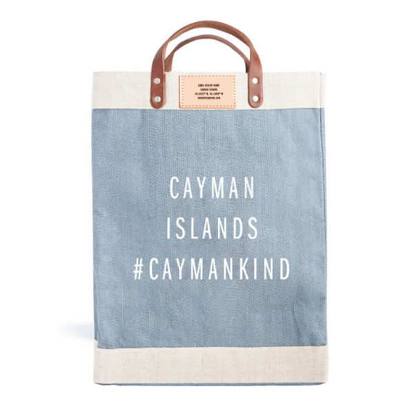 #CaymanKind Market Bag, Cool Gray