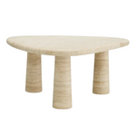Larino Travertine Side Tables, 2 Sizes