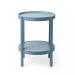 Deen Side Table - Captain’s Blue, 16.4"W x 13.4" D