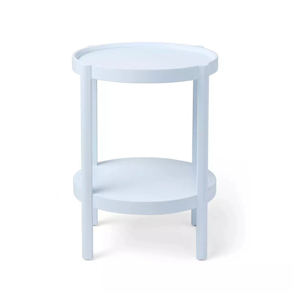 Deen Side Table - Sky, 16.4"W x 13.4" D